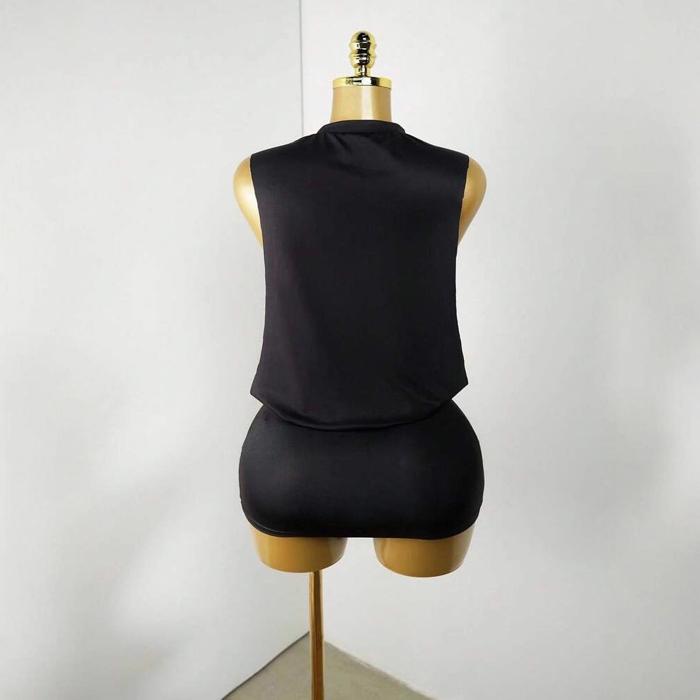 Midnight Muse Cutout Mini Dress