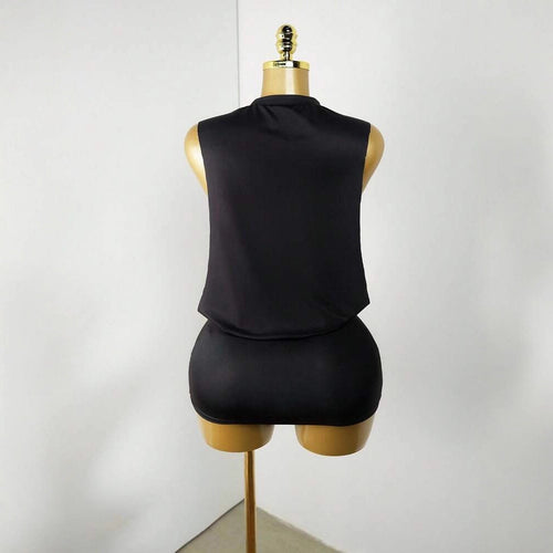 Midnight Muse Cutout Mini Dress